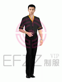 酒店部門經理西服設計圖199