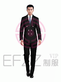 酒店部門經(jīng)理西服設(shè)計圖220