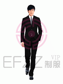 酒店部門經理西服設計圖234