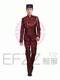 酒店門童制服設計圖604