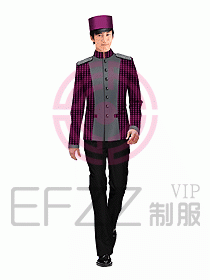 酒店門童制服設計圖606