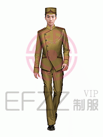 酒店門童制服設計圖613