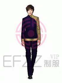 中餐服務員制服設計圖1013