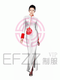中餐迎賓制服設計圖515