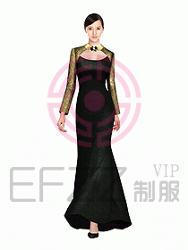 西餐咨客制服設計圖276