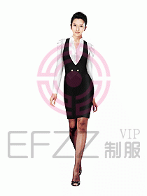 西餐服務員制服設計圖664