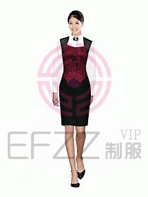 西餐服務員制服設計圖671