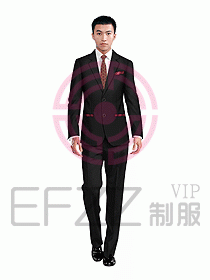 酒店經理職業裝西服292