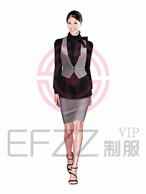 女職業裝馬夾設計圖197