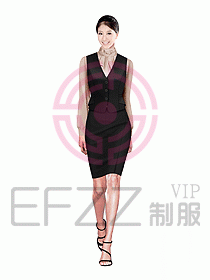 女職業裝馬夾設計圖204