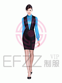 女職業裝馬夾設計圖206