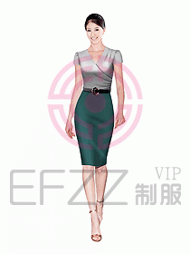 女職業裝夏裝設計圖297