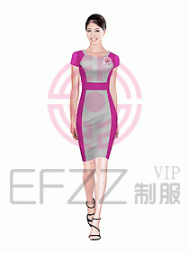 女職業裝夏裝設計圖304