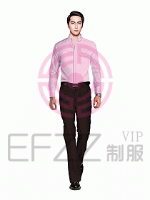 男職業裝長袖襯衫設計圖188
