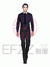 男職業裝長袖襯衫設計圖196