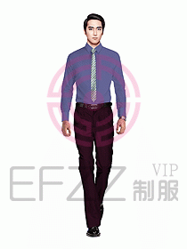 男職業裝長袖襯衫設計圖202