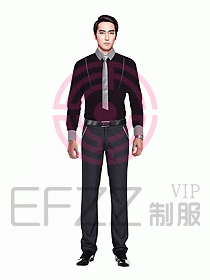男職業(yè)裝長袖襯衫設(shè)計圖227