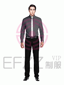男職業裝長袖襯衫設計圖240