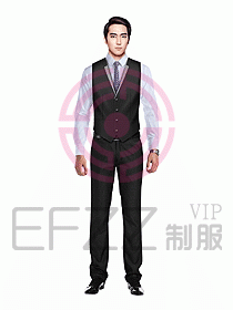 男職業(yè)裝馬夾設(shè)計圖030