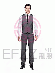 男職業裝馬夾設計圖042