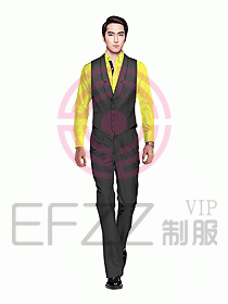 男職業(yè)裝馬夾設(shè)計(jì)圖050