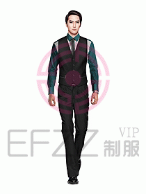 男職業裝馬夾設計圖072