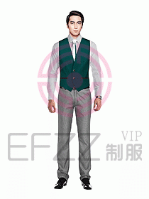 男職業裝馬夾設計圖101