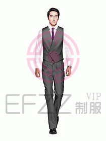 男職業裝馬夾設計圖112