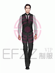 男職業裝馬夾設計圖119