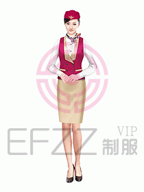 空姐服裝設(shè)計(jì)效果圖323