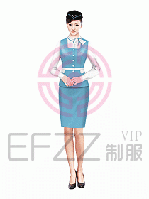 空姐服裝設計效果圖338