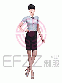 空姐服裝設計效果圖340