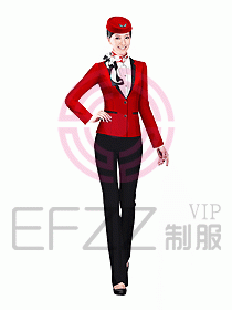 空姐服裝設計效果圖345