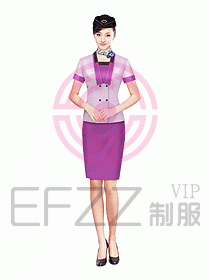空姐服裝設計效果圖346