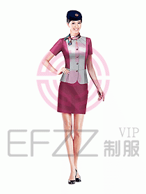 空姐服裝設計效果圖358