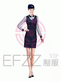 空姐服裝設計效果圖362