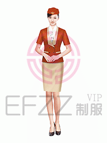 空姐服裝設計效果圖382