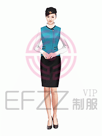 空姐服裝設(shè)計效果圖386