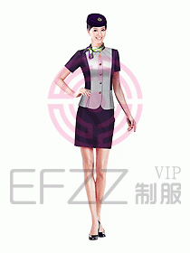 空姐服裝設計效果圖388