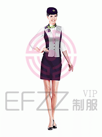 空姐服裝設計效果圖389