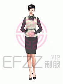 空姐服裝設計效果圖398