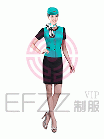 空姐服裝設計效果圖403