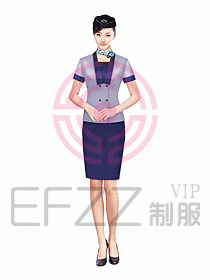 空姐服裝設(shè)計效果圖406