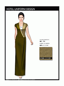 中餐咨客服裝設(shè)計(jì)效果圖549