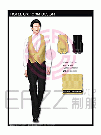 西餐服務(wù)員制服設(shè)計(jì)效果圖711