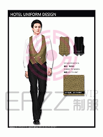 西餐服務員制服設計效果圖715