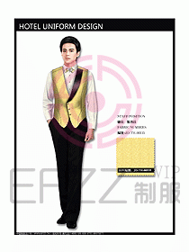 西餐服務(wù)員制服設(shè)計(jì)效果圖718