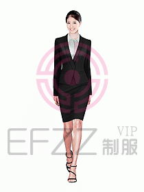 女職業(yè)裝設(shè)計(jì)效果圖605