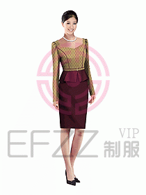 酒店總臺大堂制服設(shè)計圖397