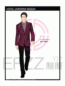 酒店總臺大堂制服設計圖417